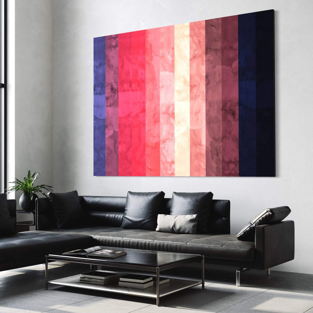 Twilight Gradient: A Chic Modern Abstract Wall Art for Contemporary Decor