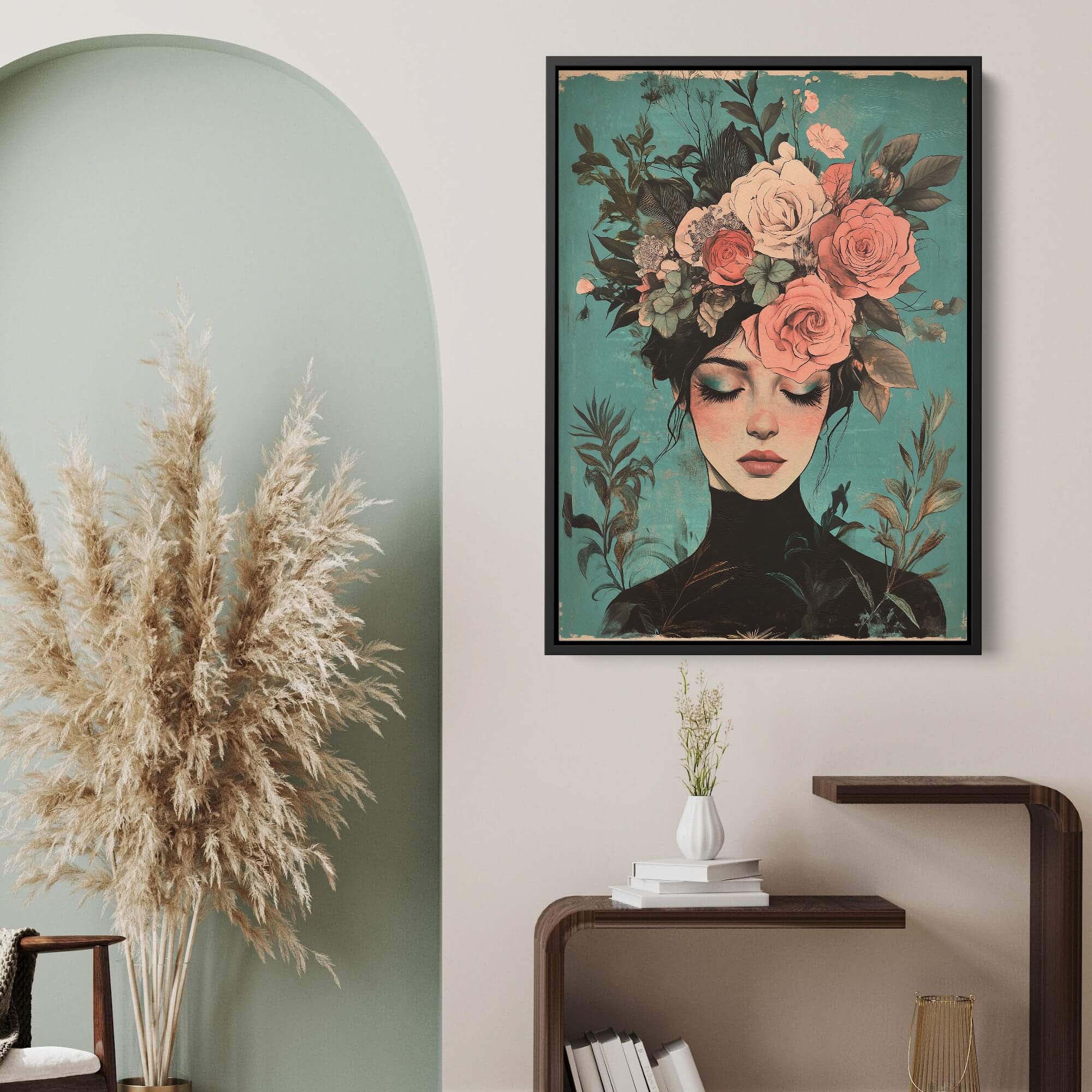 Blossom Reverie Portrait Painting