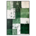 Emerald Structure Abstract Painting
