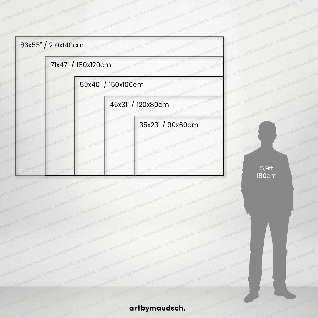 Sunset Ablaze: Vibrant Textured Abstract Ocean Painting for a Colorful Living Room Wall