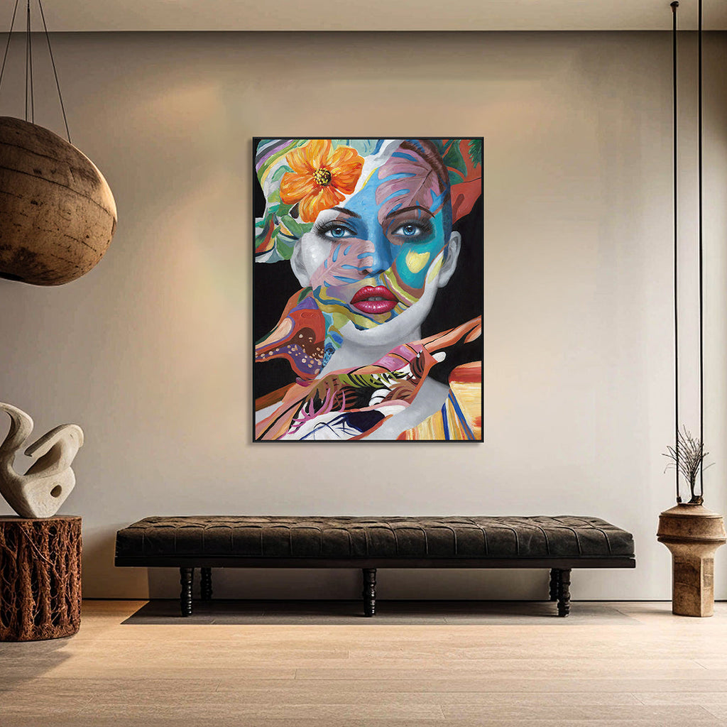 Floral Vision Abstract Portrait #I0061