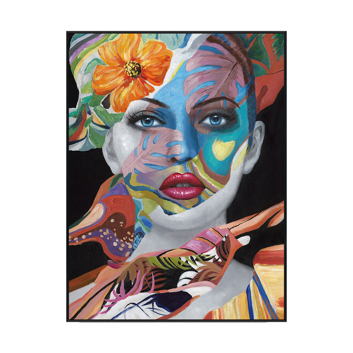 Floral Vision Abstract Portrait #I0061