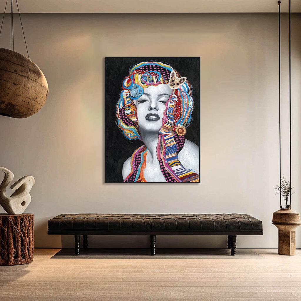 Pop Glam Abstract Portrait #I0062