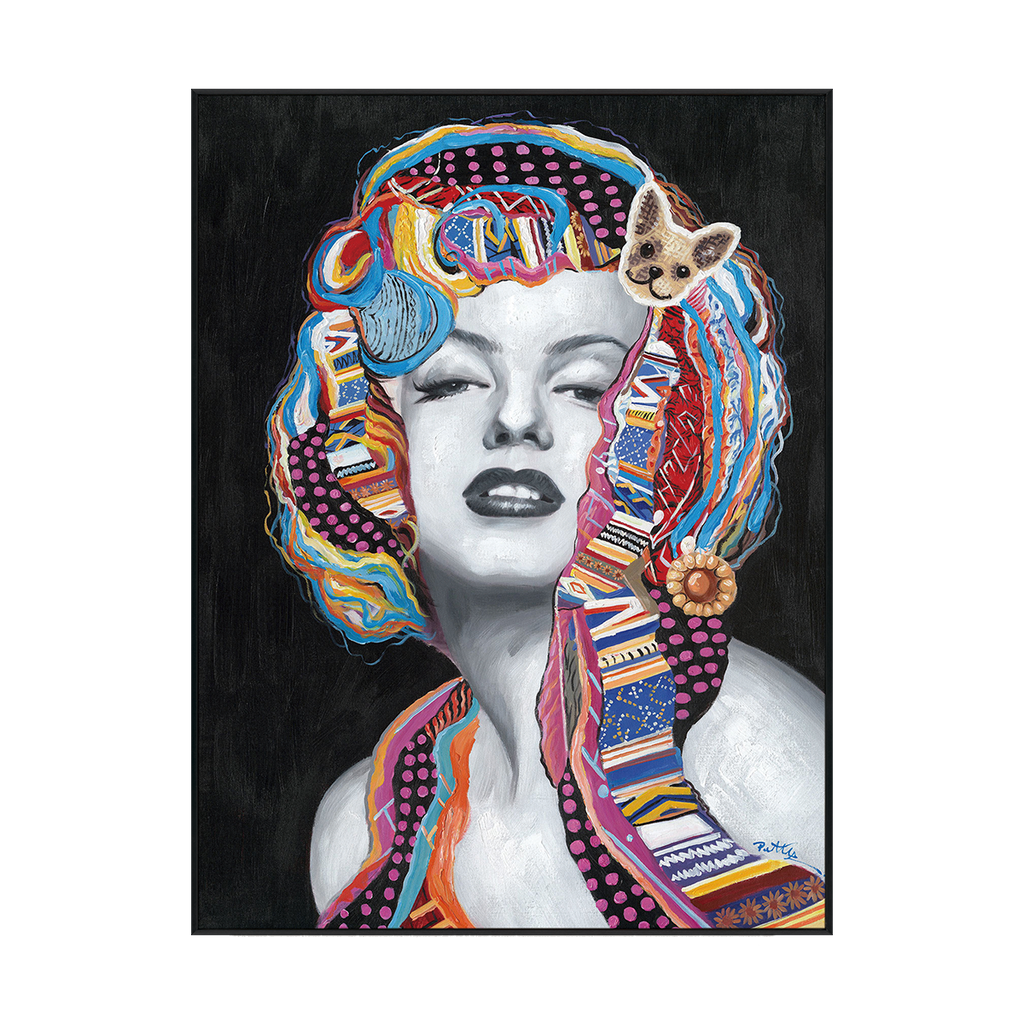 Pop Glam Abstract Portrait #I0062