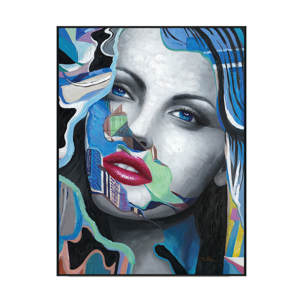 Vivid Muse Abstract Portrait Painting #I0064