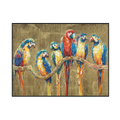 Golden Chorus Parrot Painting #I0563