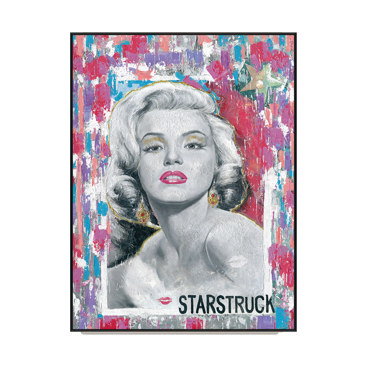 Starstruck Icon Glamour Portrait Painting #I0945