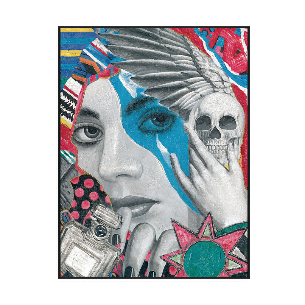 Rebel Muse Pop Art Painting #I0948