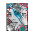 Rebel Muse Pop Art Painting #I0948