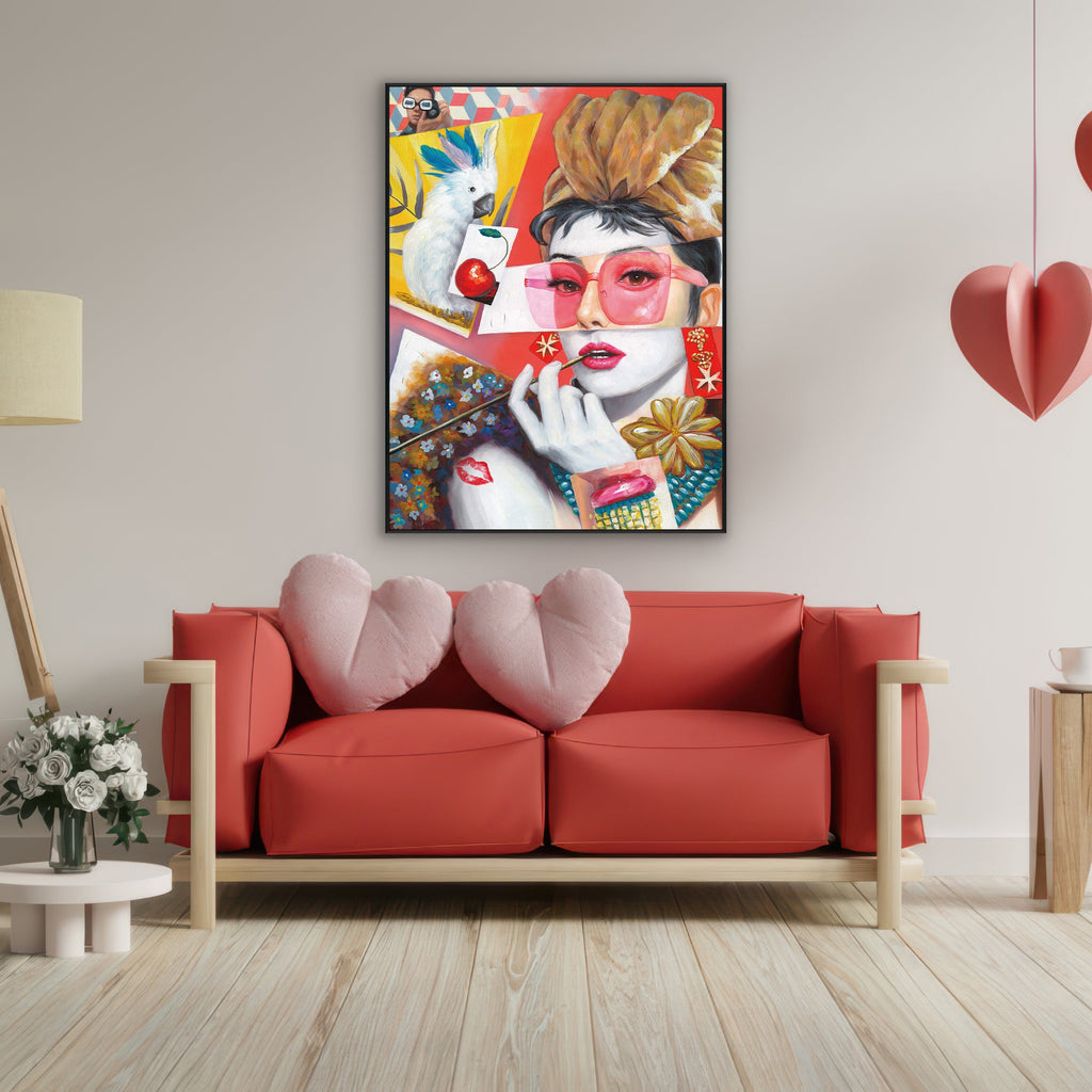 Glam Muse Pop Art Painting #I2062