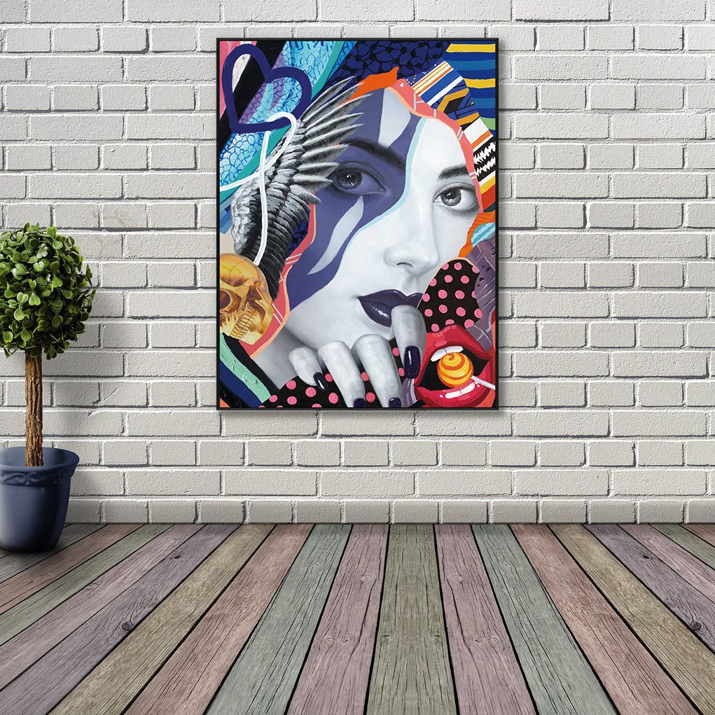 Midnight Vision Pop Art Painting #I2159