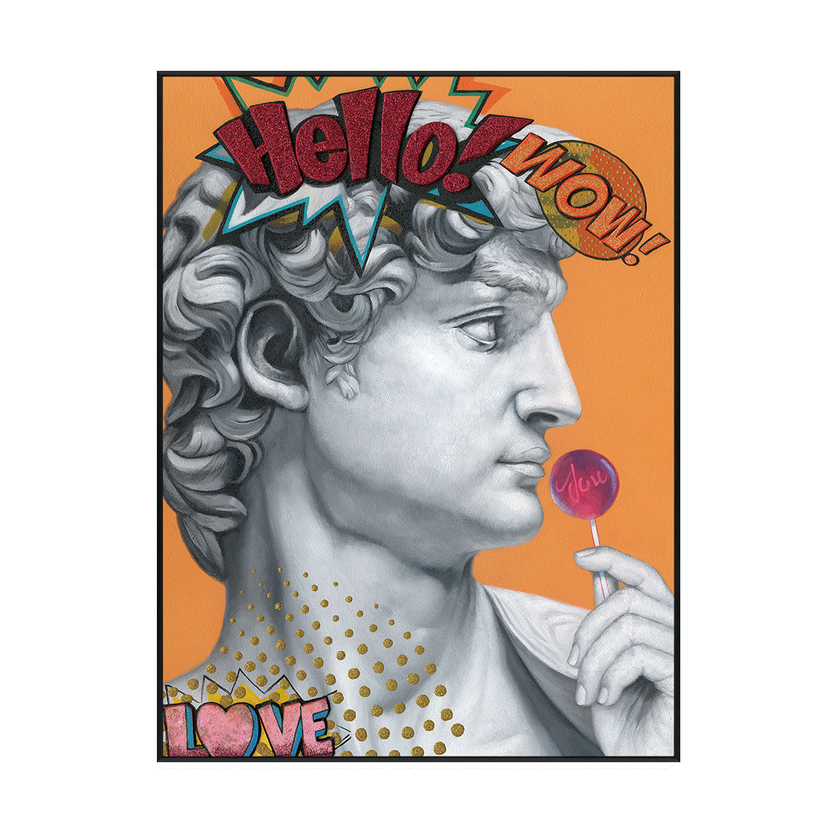 Neo Pop David Wall Art #I2209