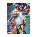 Crowned Muse Pop Art Painting #I2507