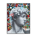 David Hearts Modern Pop Art Painting #I2637