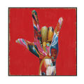 Colorful Love Hand Pop Art Painting #I2700