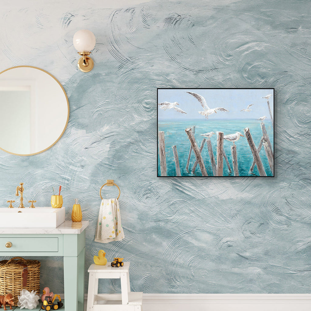 Whispering Wings Seaside Painting #I3628