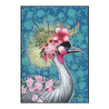 Blossom Crown Crane Painting #J0228