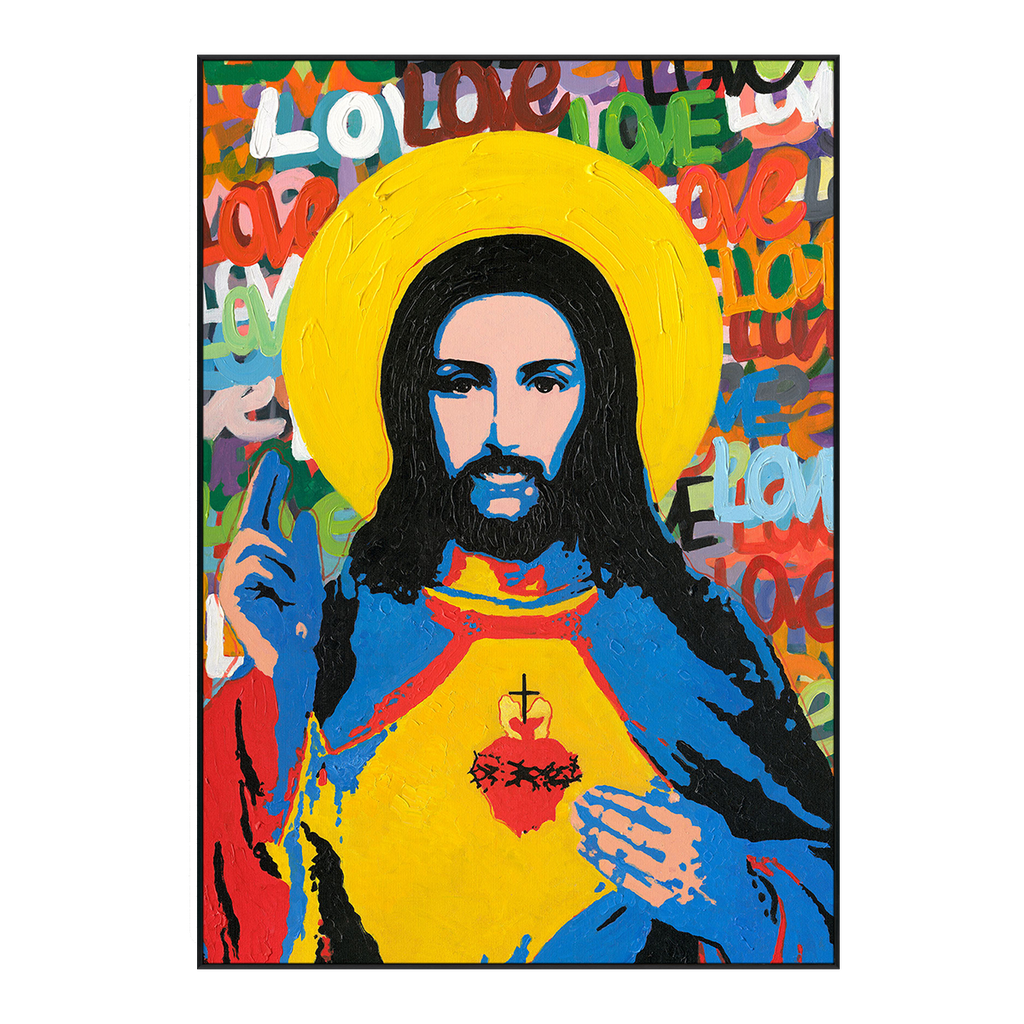 Sacred Love Pop Art Painting #J1563