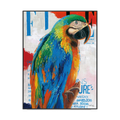 Tropical Majesty Colorful Parrot Painting #J1716