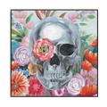 Floral Skull Harmony Painting #J2152
