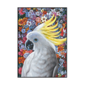 Radiant Cockatoo Floral Expression Painting #J2610