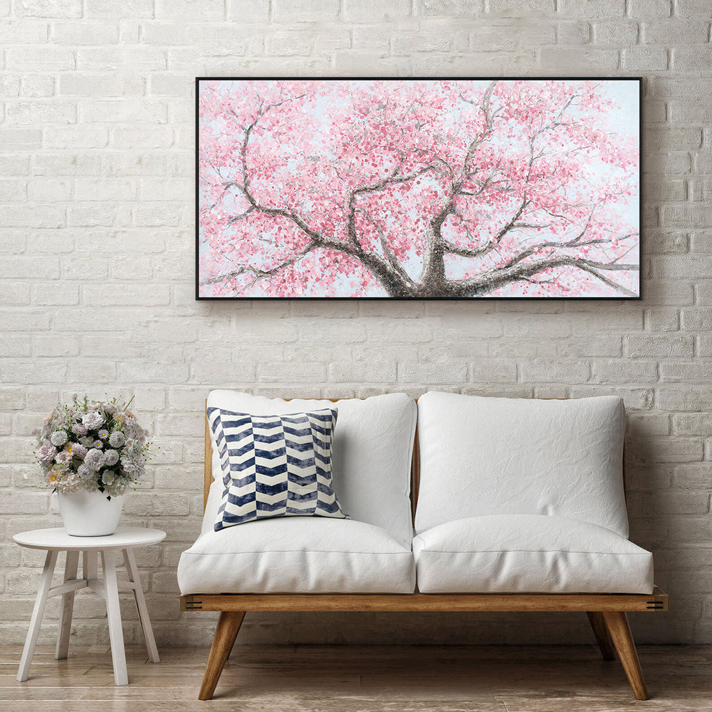 Blossom Dream Pink Cherry Tree Painting #J3530
