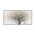 Golden Branch Abstract Tree Painting #J3717