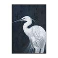 Ethereal Poise White Egret Painting #J4614