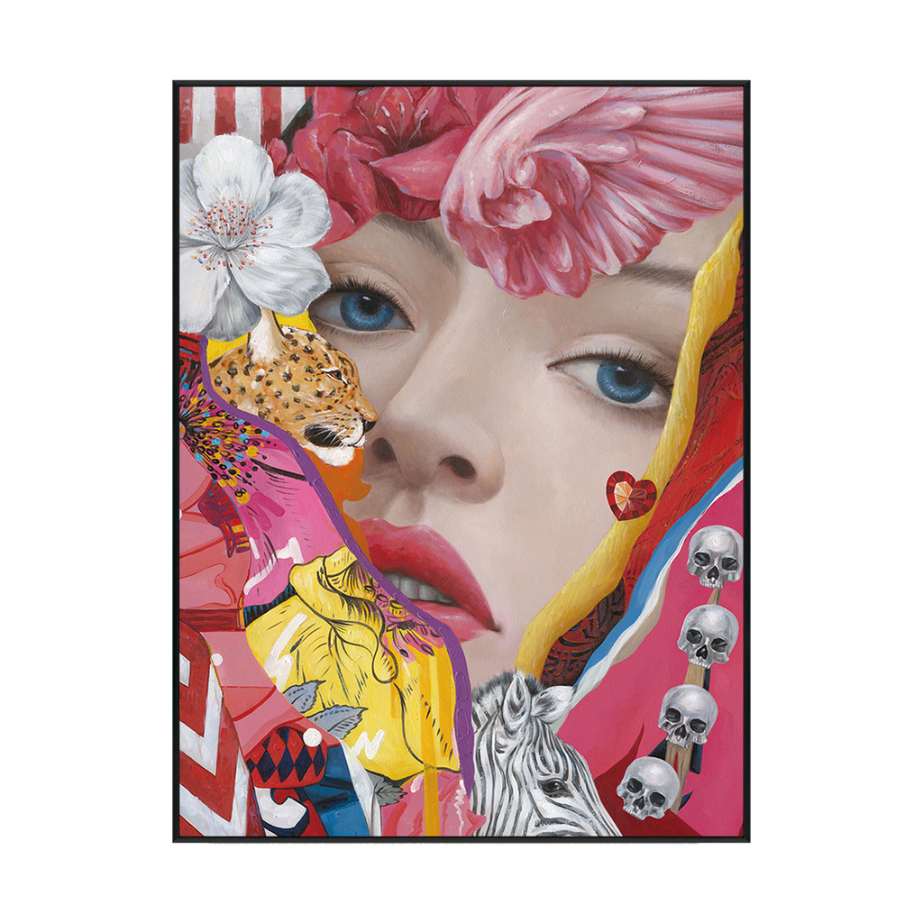 Vivid Gaze Pop Art Portrait #K2591