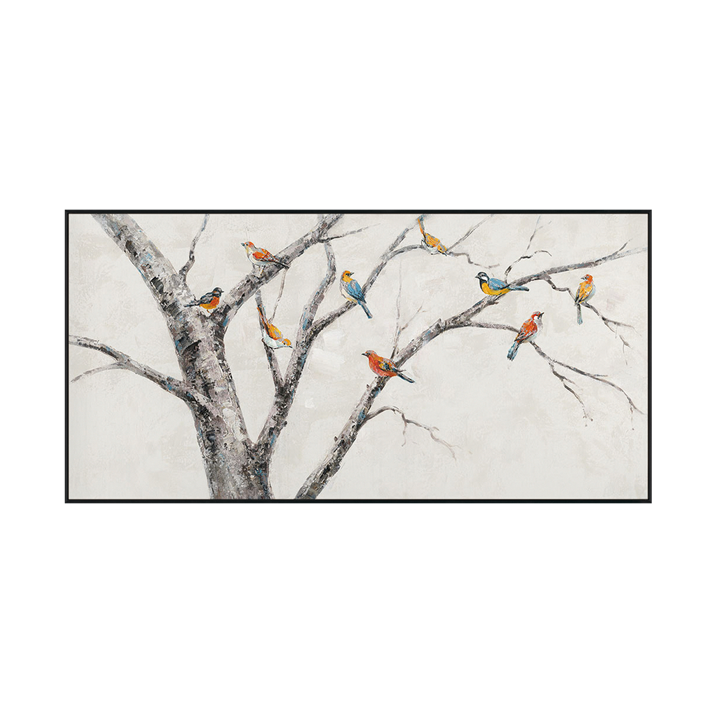 Whispering Branches Bird Painting #K3672