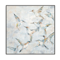 Whispering Hummingbird Abstract Painting #K3741