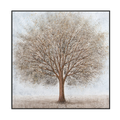 Golden Mist Grey Tree Painting #K4110