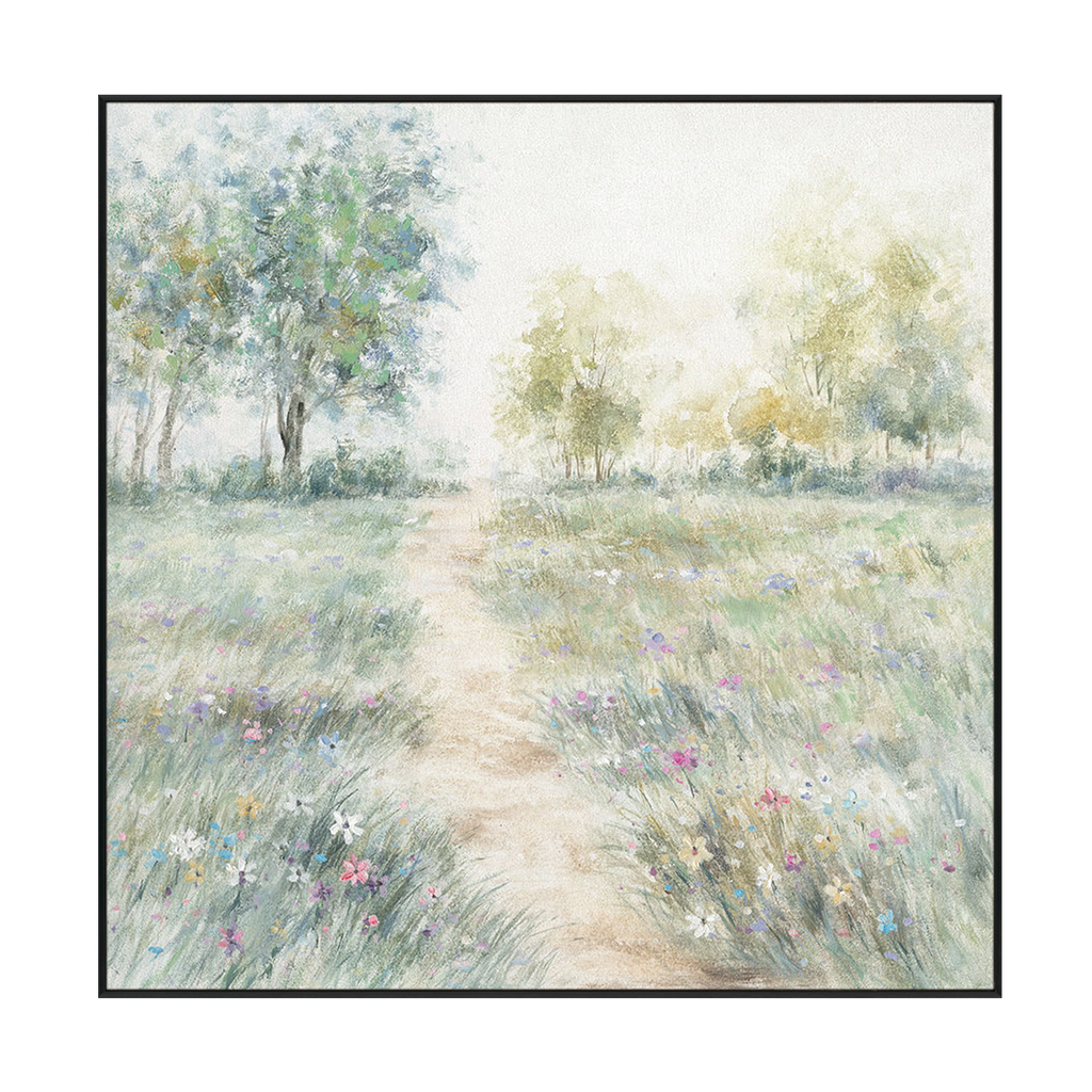 Morning Meadow Path Painting #K4656