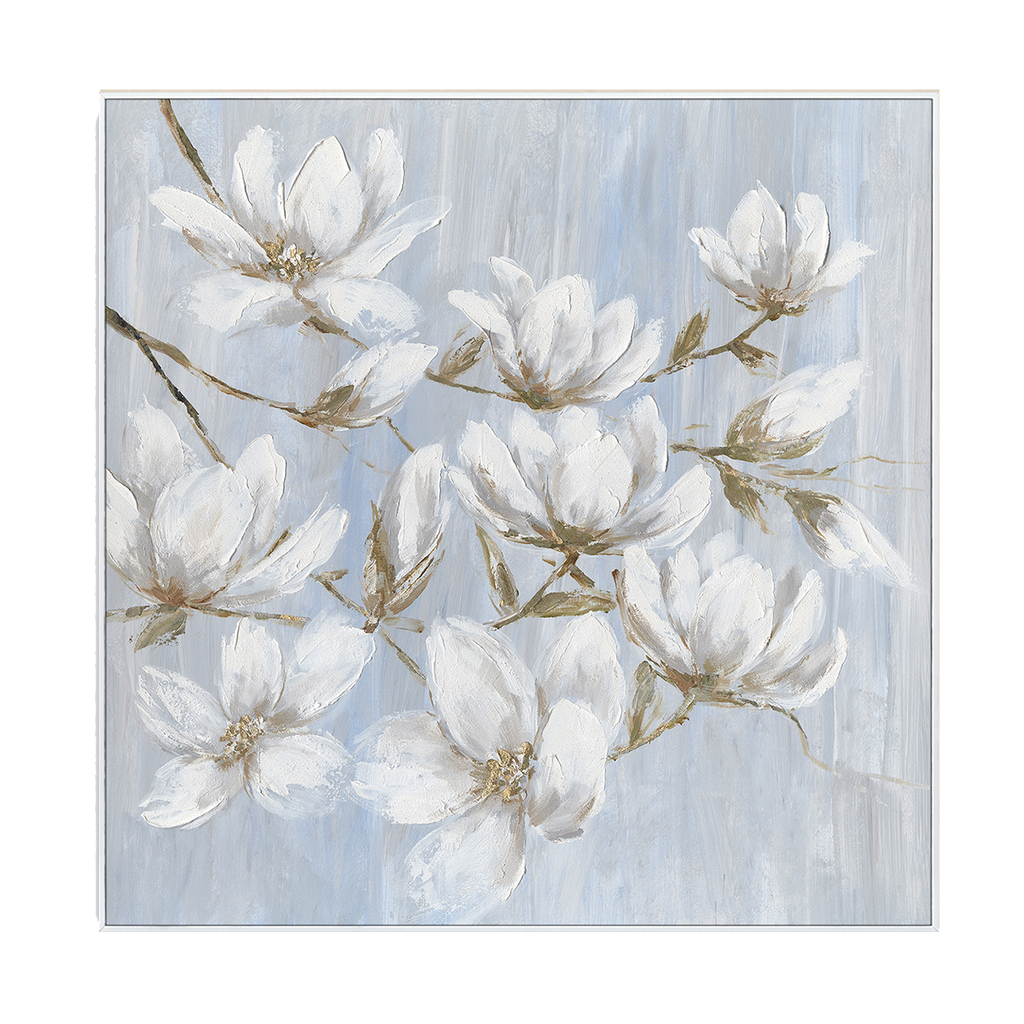 Pure Bloom Magnolia Textured Painting #M0508