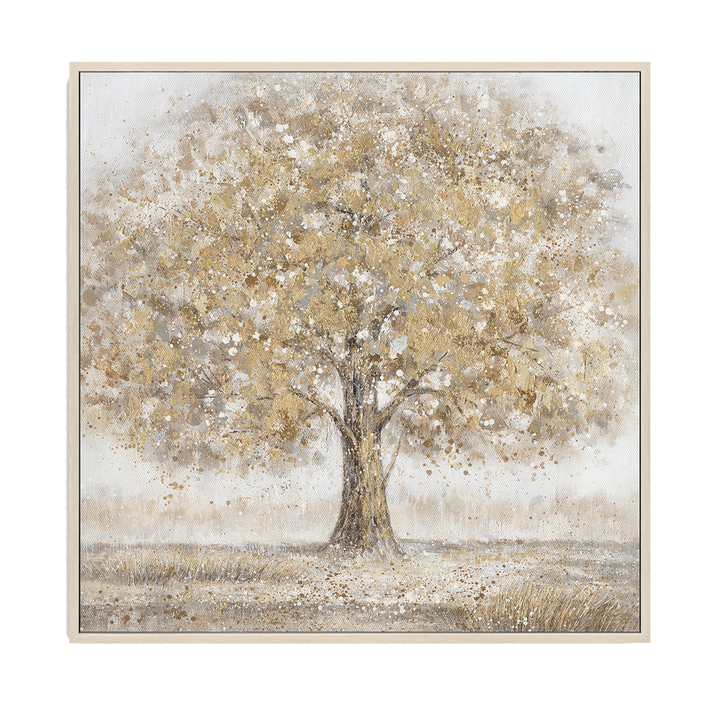Golden Serenity Tree Canvas #L0559