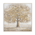 Golden Serenity Tree Canvas #L0559