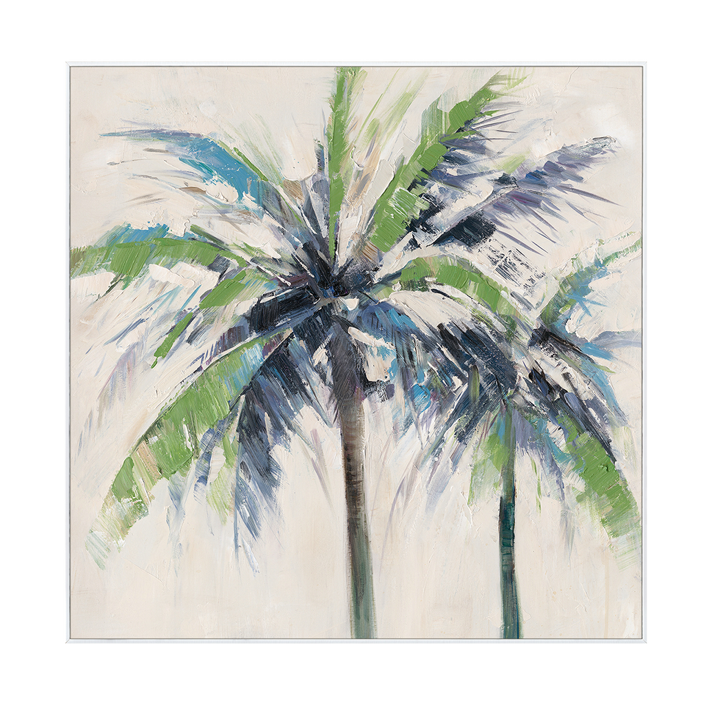Tropical Grace Palm Tree Painting #M3702