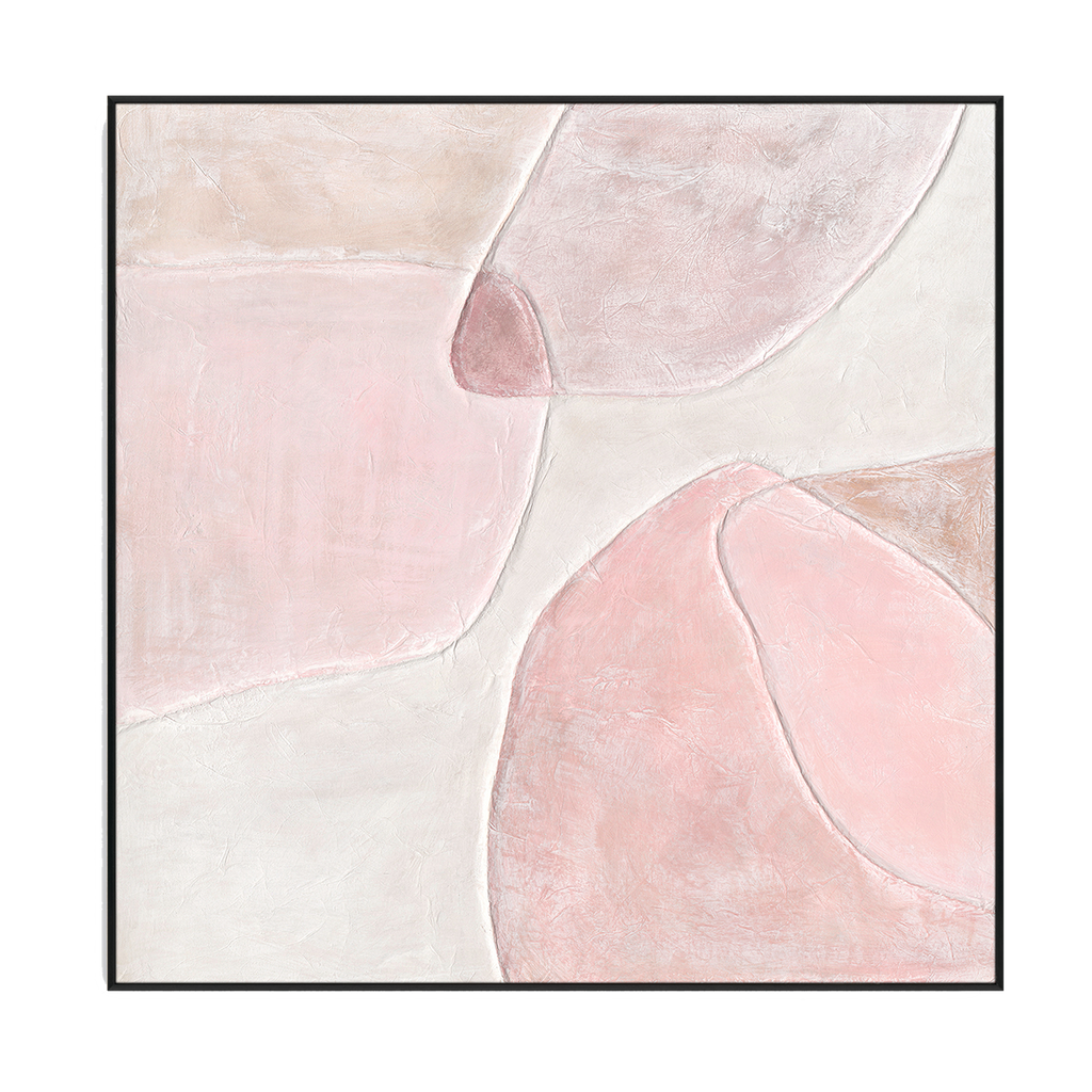 Whispers of Dawn Pink Minimal Abstract #M4715