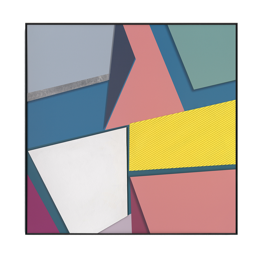 Vibrant Geometry Abstract Color Blocks #M2623