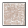 Desert Weave Beige Textured Painting #M4780