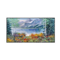 Mountain Lake Landscape Painting