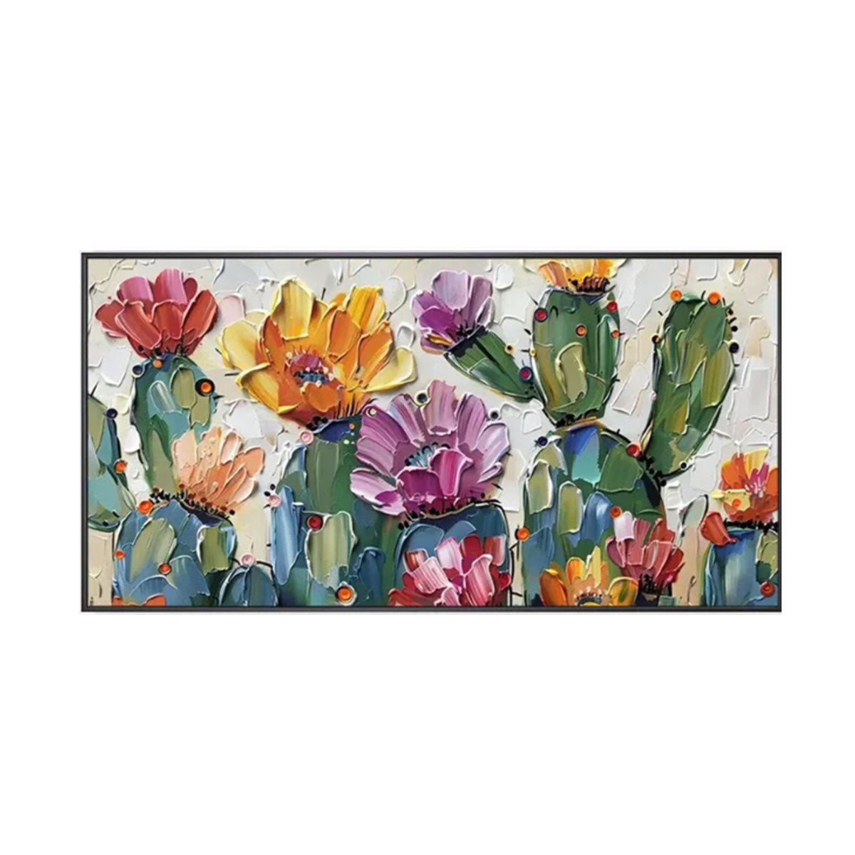 Colorful Desert Flower Painting