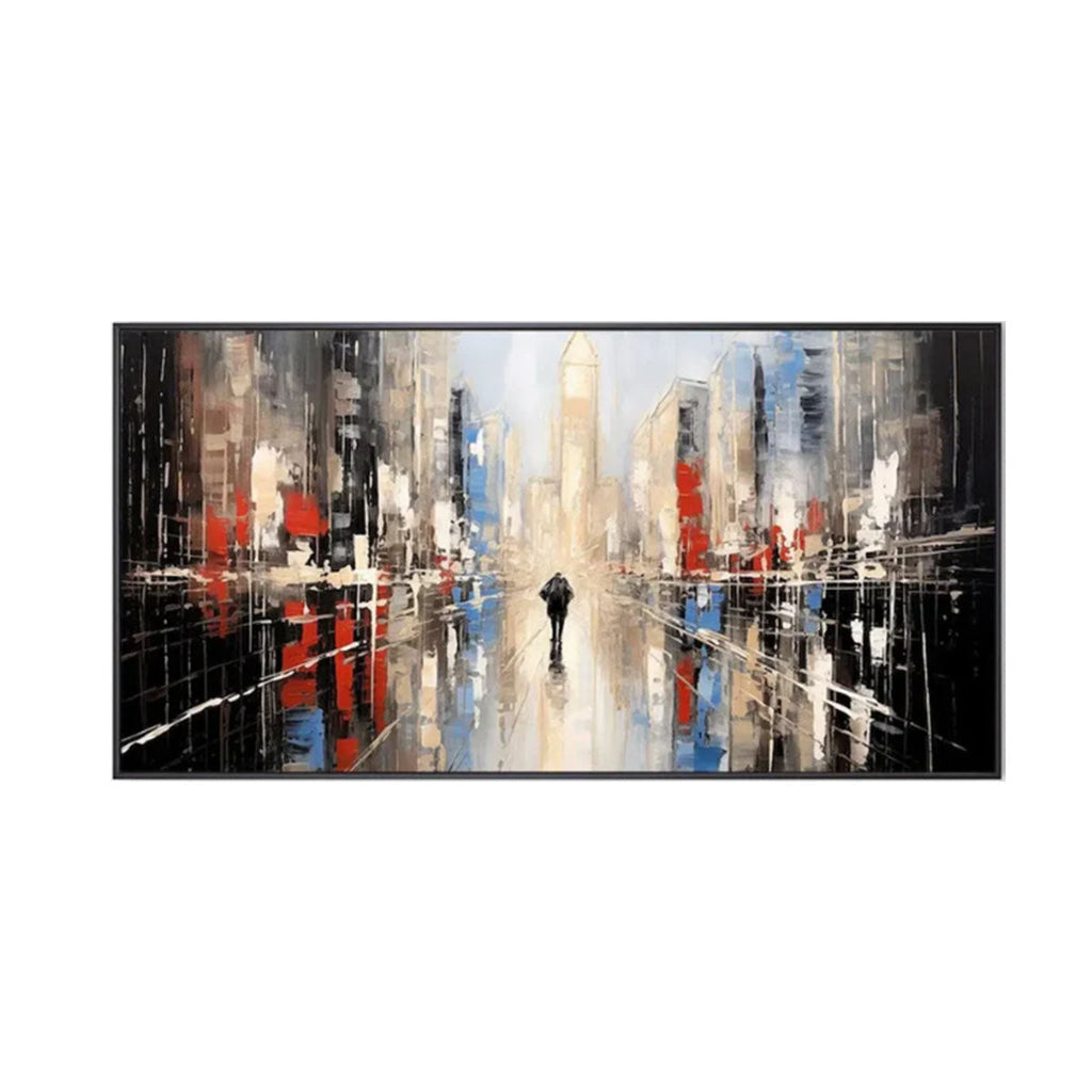 Abstract Cityscape Painting