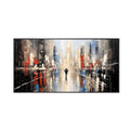 Abstract Cityscape Painting