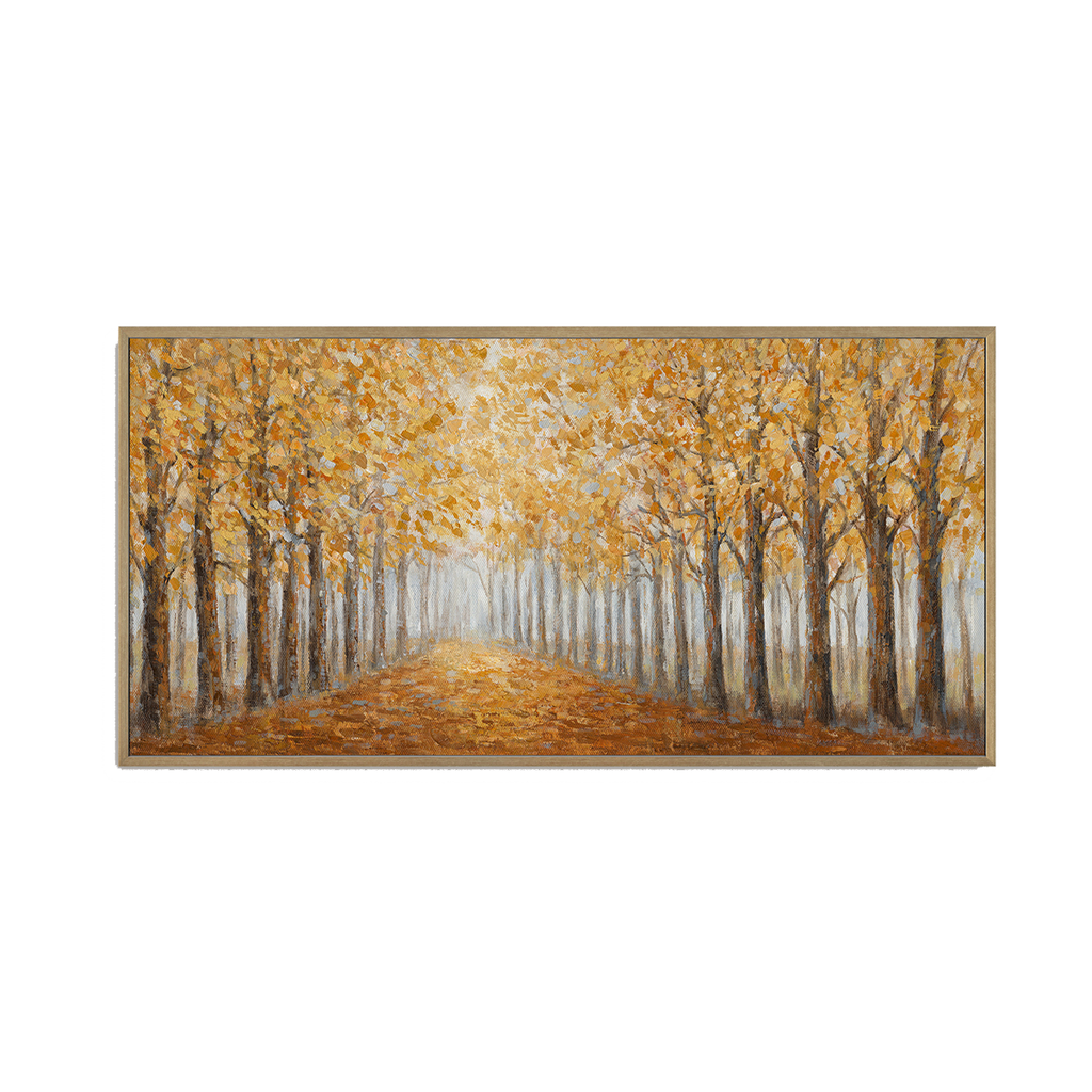 Amber Path Woodland Abstract #L0572