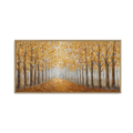 Amber Path Woodland Abstract #L0572