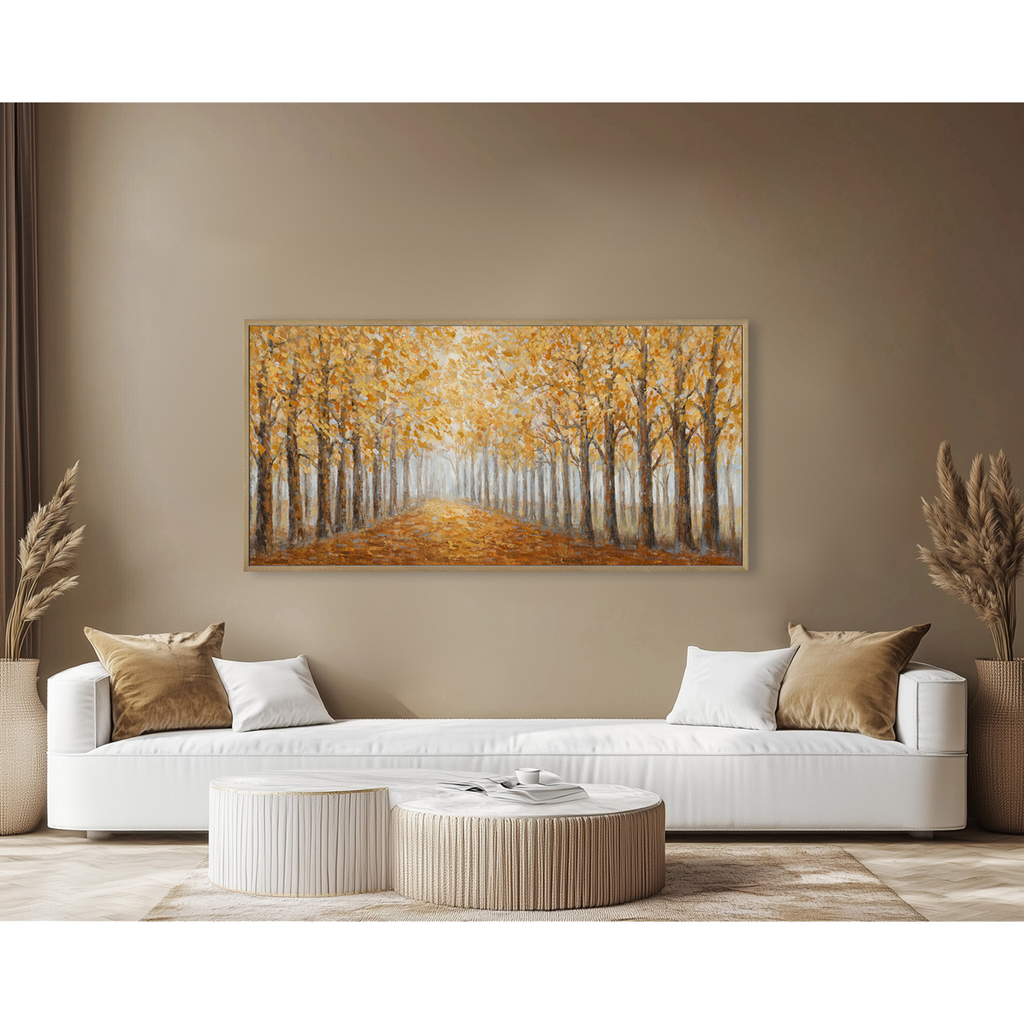 Amber Path Woodland Abstract #L0572