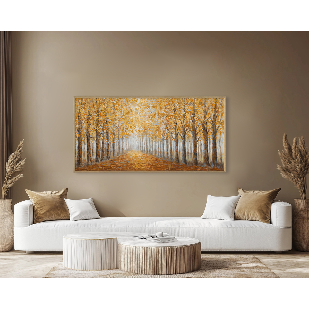 Amber Path Woodland Abstract #L0572