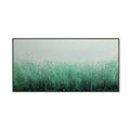 Emerald Mist Textured Grass Painting