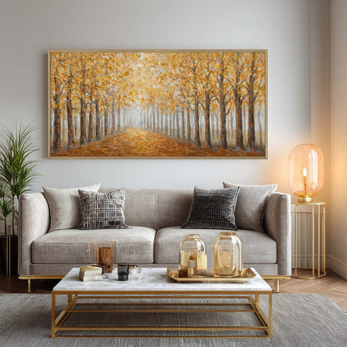 Amber Path Woodland Abstract #L0572